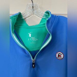 F&G tech Golf Quarter Zip 1915 embroidery